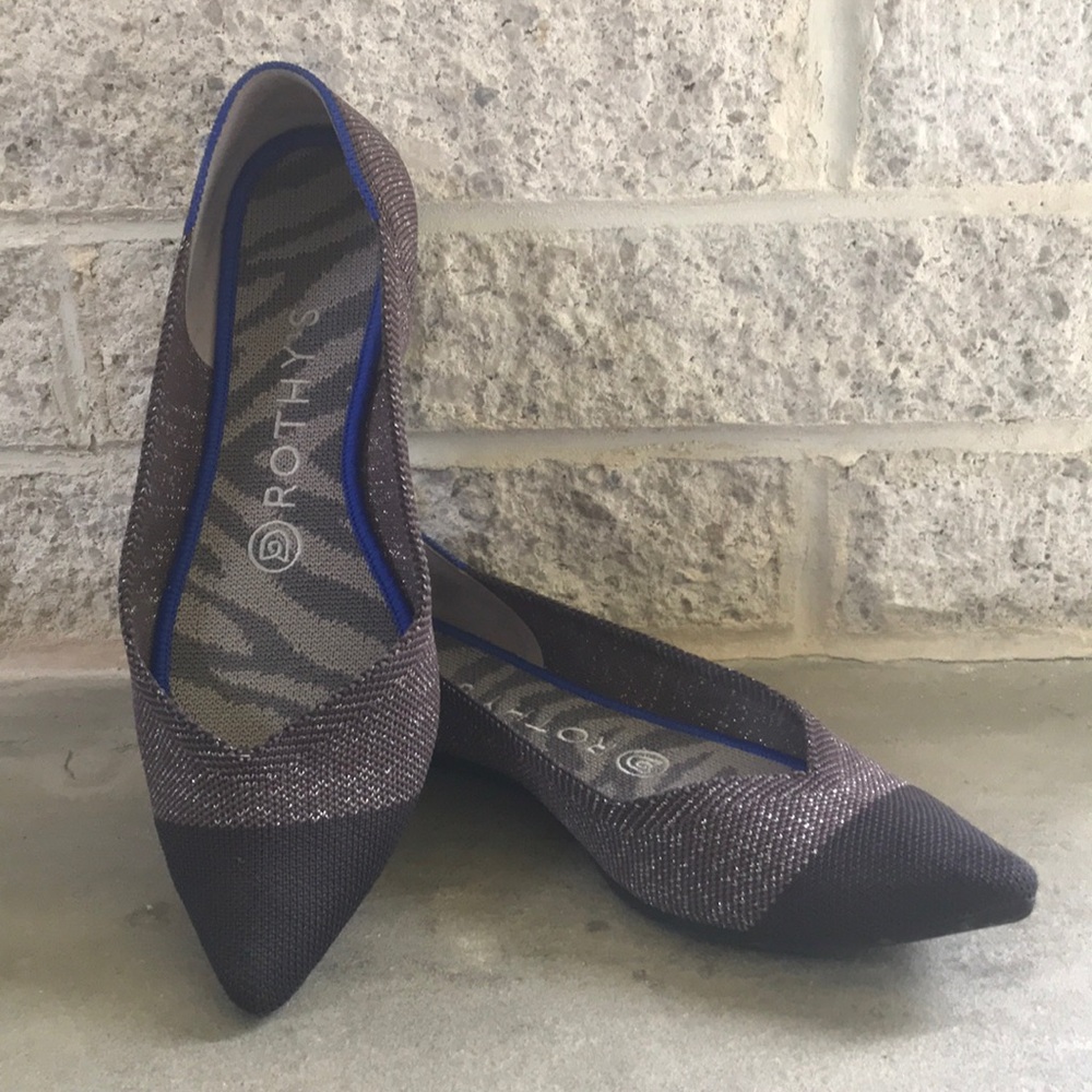 Rothy’s Twilight Metallic Captoe 7